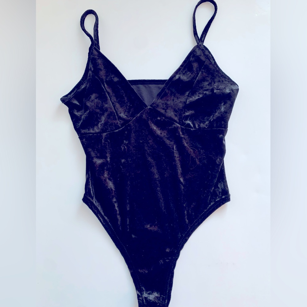 Black Velvet Body Suit